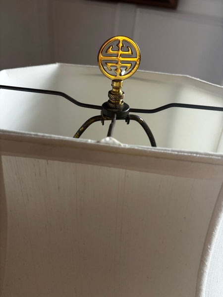 Vintage Brass Urn Lamp