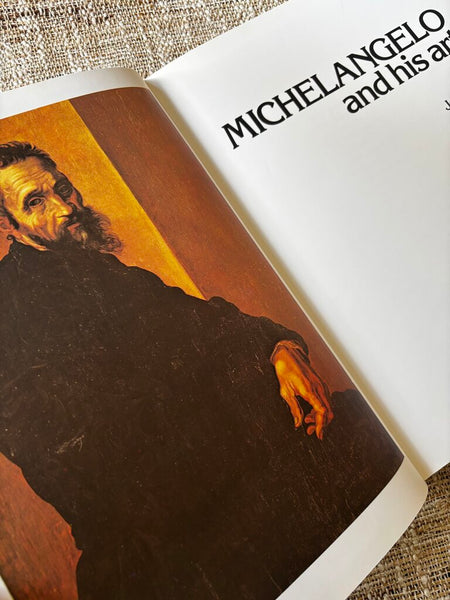 Vintage Michelangelo and His Art by John Furse 1975