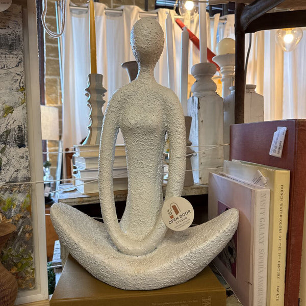 Vintage ceramic sculpture figure large, heavy, indoor pick up only