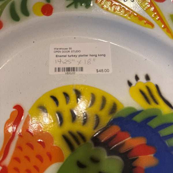 Enamel turkey platter hong kong