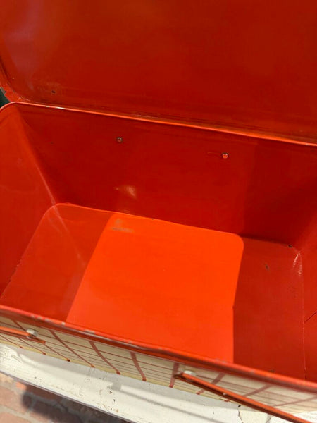JFV ~ Retro metal large check basket