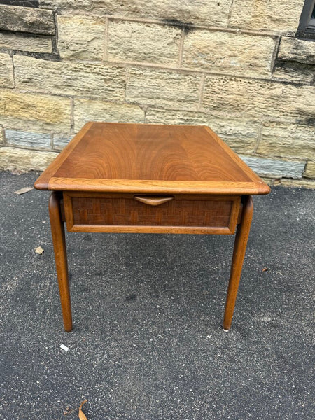 Lane Perception MCM Side Table with Drawer 22"w x 30"l x 20"t W2327 Pick Up Only