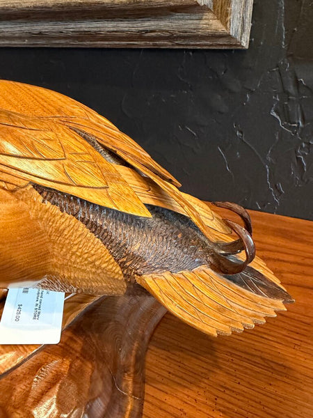 JFV ~ Vintage hand carved Marv Meyer wood sculpture. IN STORE PICKUP ONLY
