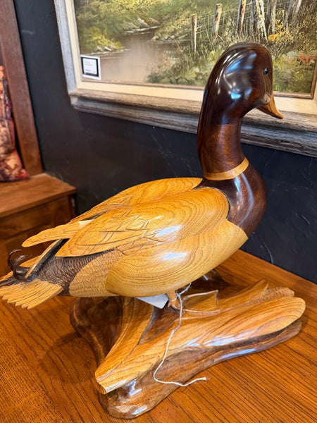 JFV ~ Vintage hand carved Marv Meyer wood sculpture. IN STORE PICKUP ONLY