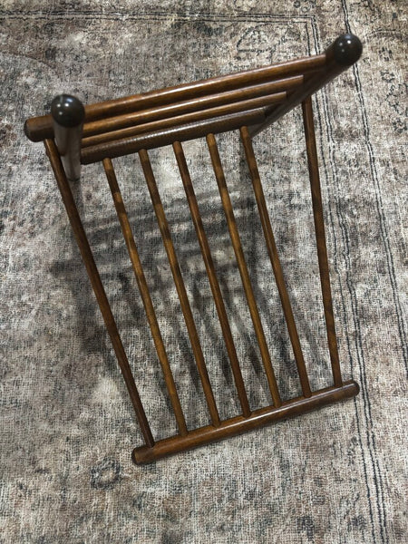Vintage Wooden Spindle Gout Footrest