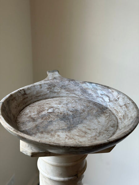 0284 Vintage Mable Dough Bowl/ Tray w/ Handle