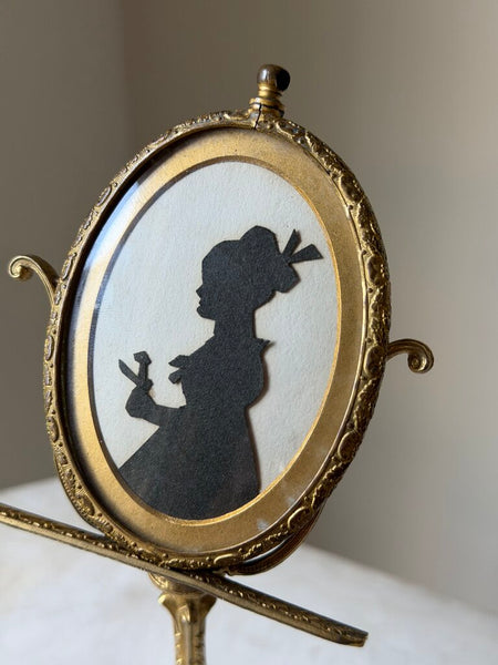 1834 framed silhouette