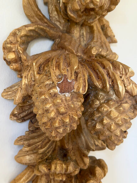 1816 PAIR Italian Palladio Hand Carved Wooden Wall Hangings