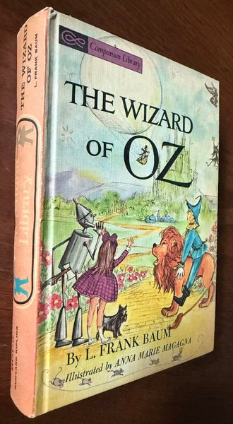 The Wizard of Oz / Jungle Book Vintage Book from 1960's W2352