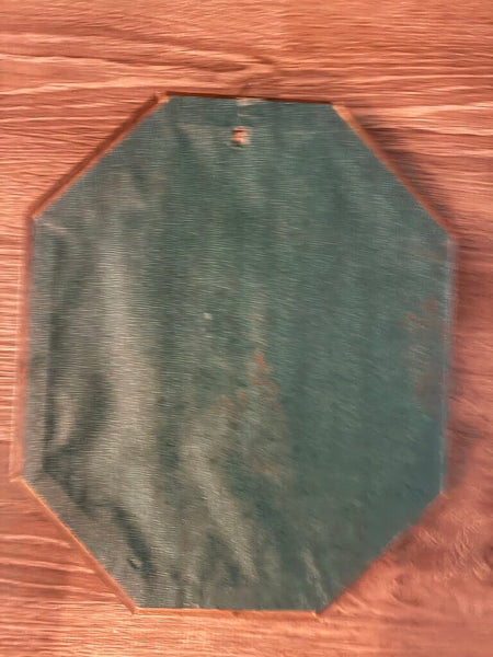 Vintage "Summer" Peasant Scene Octagon Artwork 10" x 12"