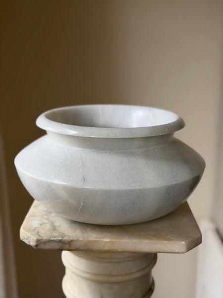 1359 Heavy Marble Bowl/Pot