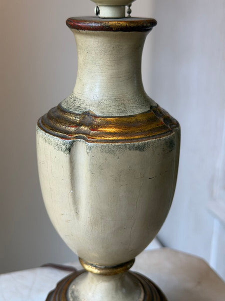 Italian Borghese Gilded lamp