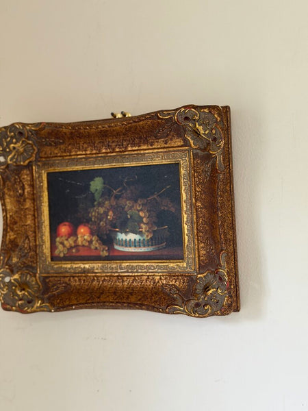 1627 Framed Still Life Fruit Print