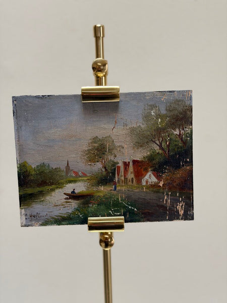 1651 Chippy Village scene oil on panel