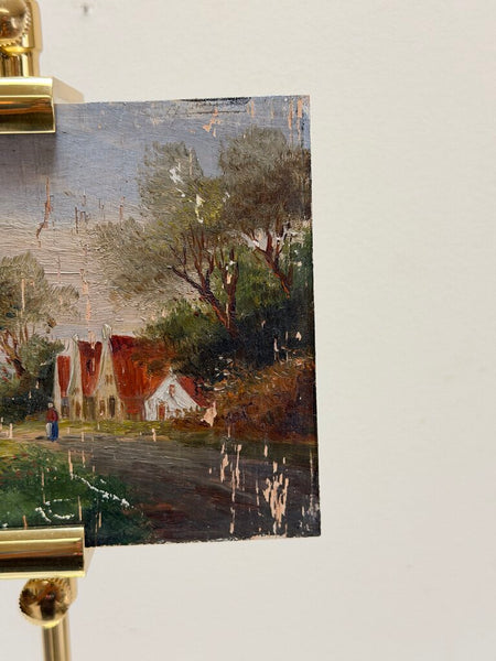 1651 Chippy Village scene oil on panel