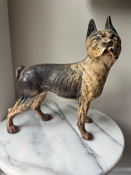Cast Iron Boston Terrier Door Stopper W2357