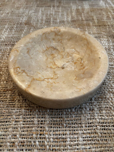 Travertine Trinket Dish