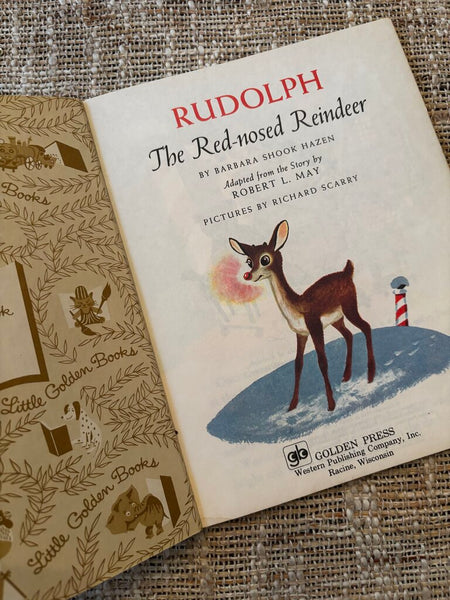 1976 Rudolph the Red Nosed Reindeer Book
