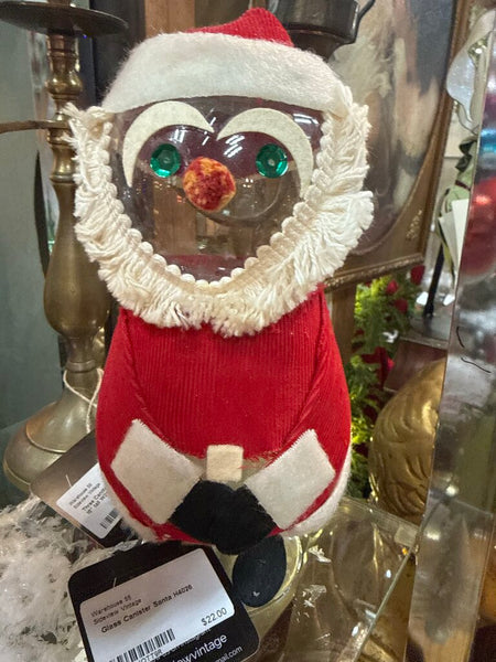 Glass Canister Santa H4026