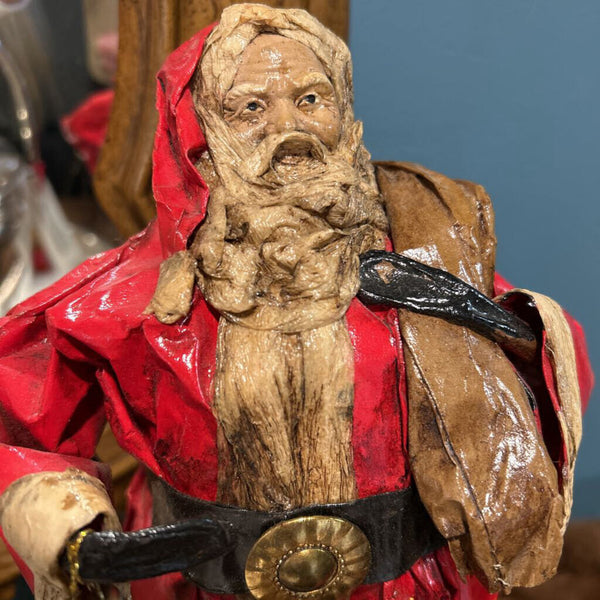 PAPER MACHE SANTA 13"