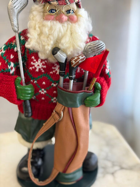 Golfing Santa