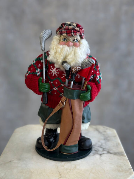 Golfing Santa