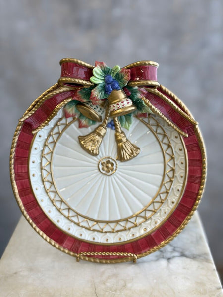 FItz & Floyd Xmas Plate