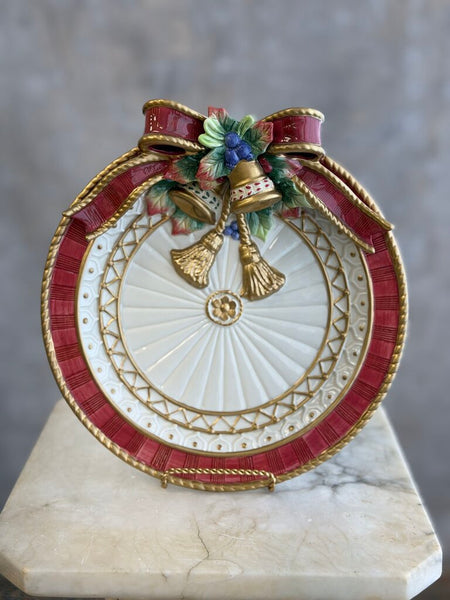 FItz & Floyd Xmas Plate