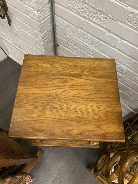 Vintage Set of wood side tables 17x15 in. In store pick up only Jamestown sterling co.