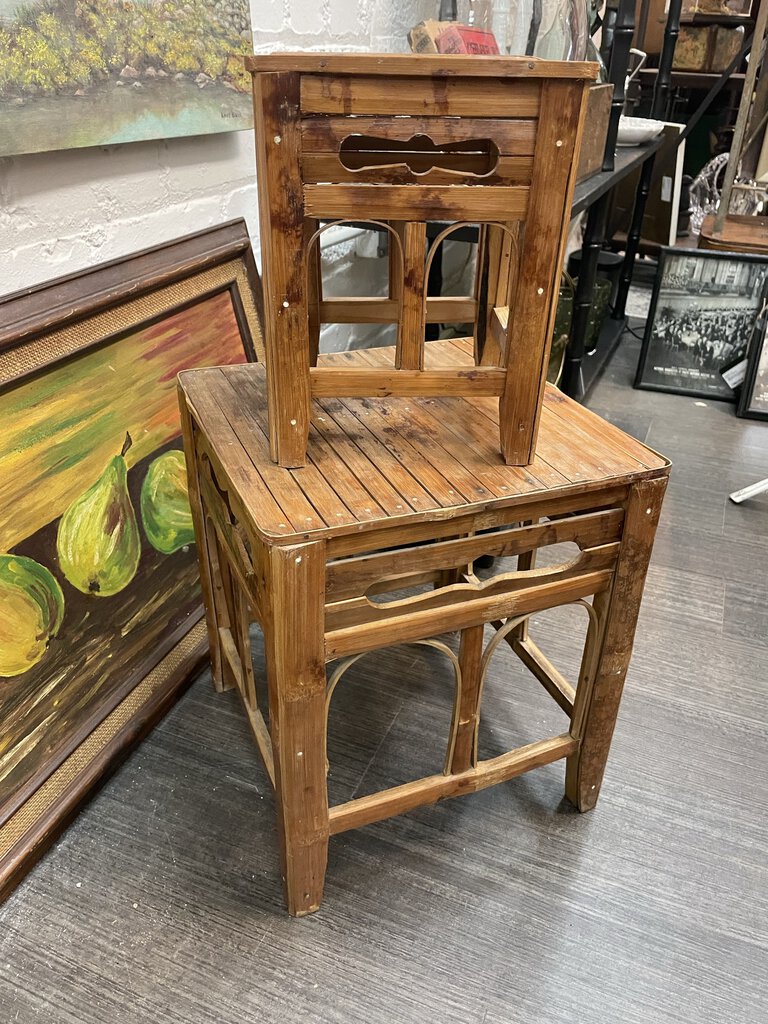Bamboo Nesting Stands (set of 2) W0502