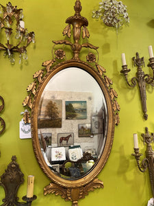 Ornate gold mirror, NON-SHIPPABLE