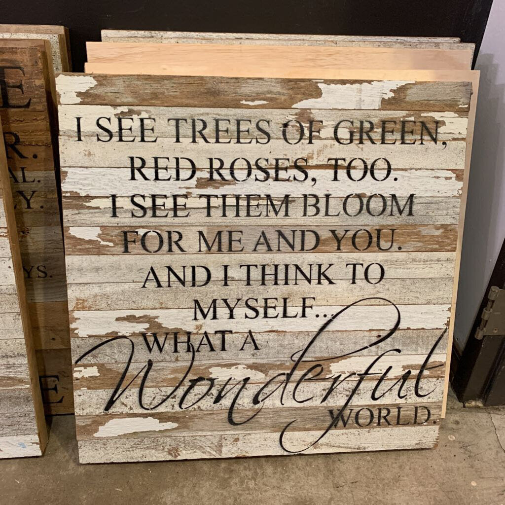 Large Quote Sign