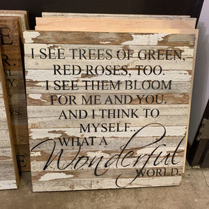 Large Quote Sign