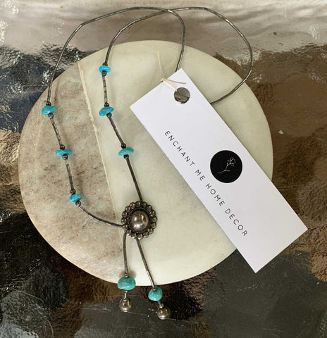 Sterling turquoise necklace
