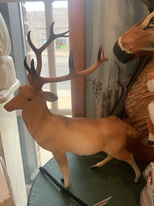 Vintage hard plastic reindeer