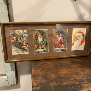 Framed Christmas Post Cards