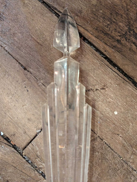Antique lucite angel tree topper