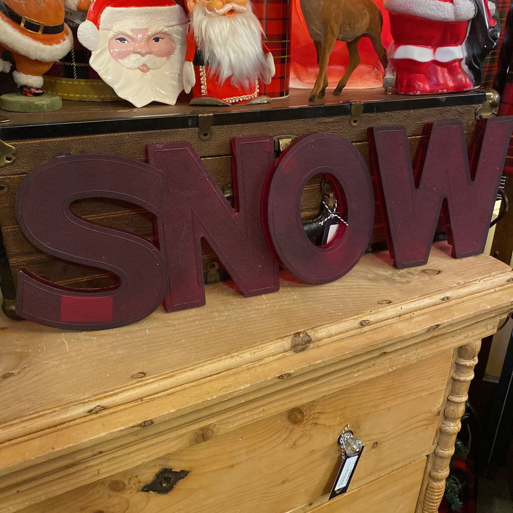 SNOW Marquee Letters