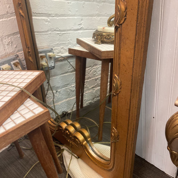 French Gold Long Mirror 22x51 in In Store Pick Up Only