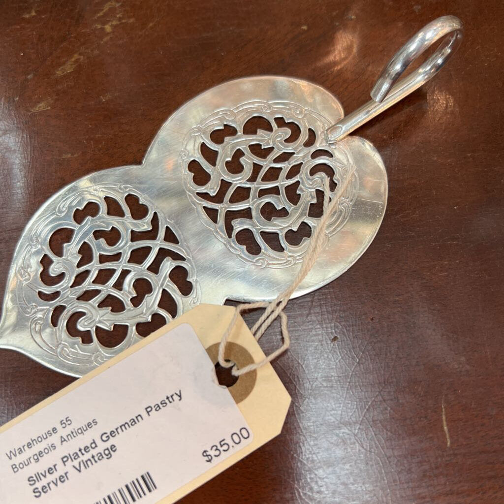 Silver Plated German Pastry Server Vintage