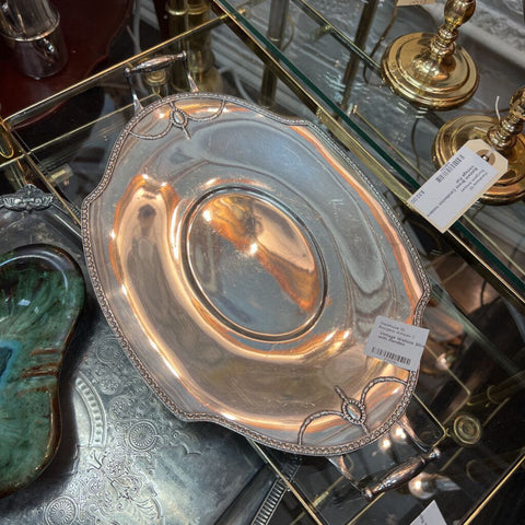Vintage Wallace Silver Plate Tray with Handles