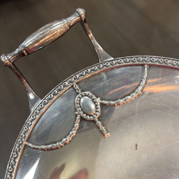 Vintage Wallace Silver Plate Tray with Handles