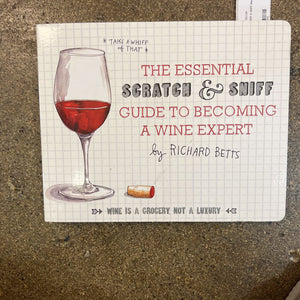 Wine scratch n sniff book