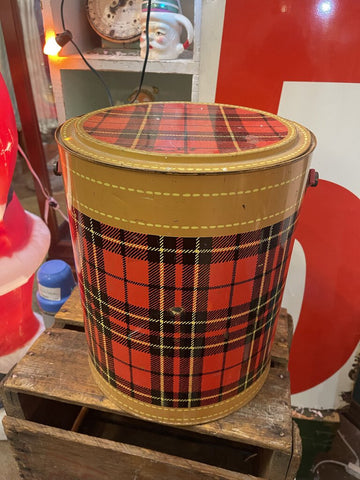 Jens Fresh Vintage ~ Vintage Scotch Plaid Cooler