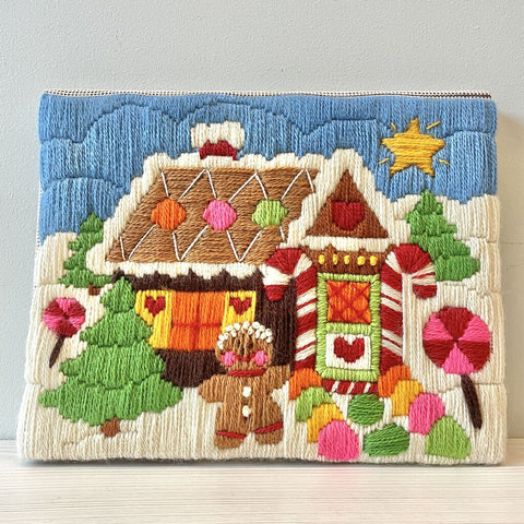 Moxie - Gingerbread Christmas Crewel - 10x8