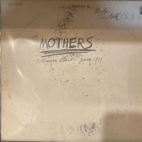Frank Zappa and the Mothers Live LP
