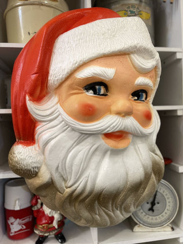 Jen's Fresh Vintage ~ Vintage Poloron Styrofoam Santa Head