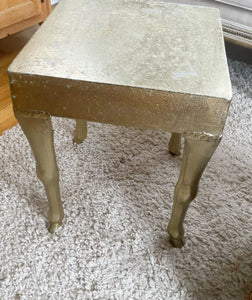 Antique Metal Stool/Table w/ Hoofed Foot Legs (in store PU))
