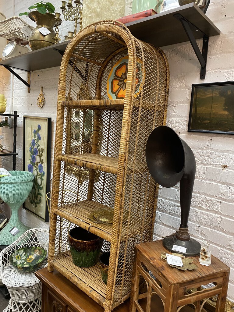 Arched Wicker Shelf W1288 In Store Pick Up Only