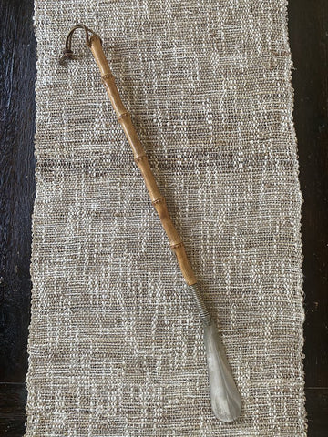Vintage Italy 21" Bamboo Shoe Horn